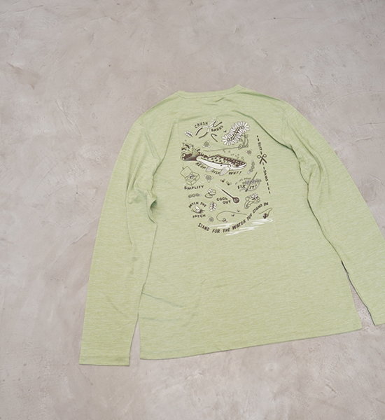 【patagonia】パタゴニア men's L/S Capilene Cool Daily Fish Graphic Shirt ※ネコポス可