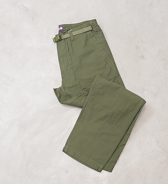 【THE NORTH FACE PURPLE LABEL】ノースフェイスパープルレーベル men's Field Baker Pants "Olive Drab"