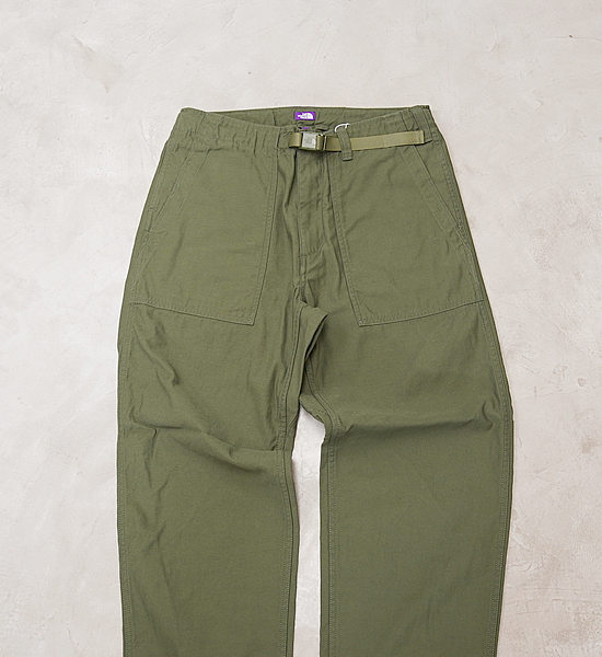 【THE NORTH FACE PURPLE LABEL】ノースフェイスパープルレーベル men's Field Baker Pants "Olive Drab"