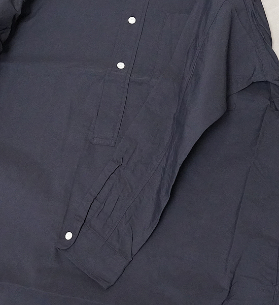 【nanamica】ナナミカ women's Button Down Wind Shirt Dress "Dark Navy"