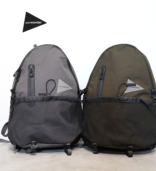 【and wander】アンドワンダー PE/CO 20L daypack "2Color"