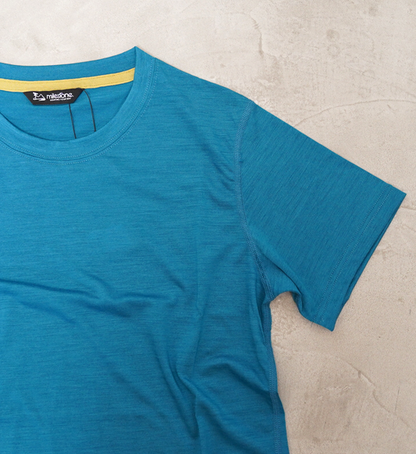 【milestone】マイルストーン unisex Daybreak Merino T-Shirt "2Color" ※ネコポス可