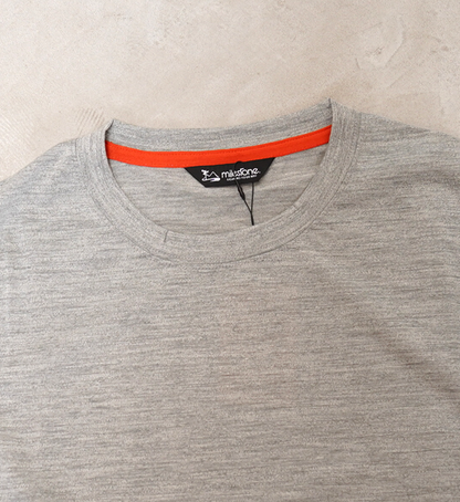 【milestone】マイルストーン unisex Daybreak Merino T-Shirt "2Color" ※ネコポス可