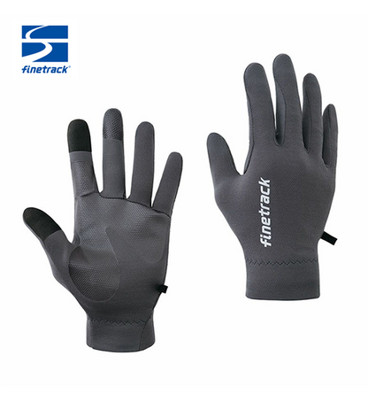 【finetrack】ファイントラック unisex Merino Spin Glove "Dark Gray" ※ネコポス可