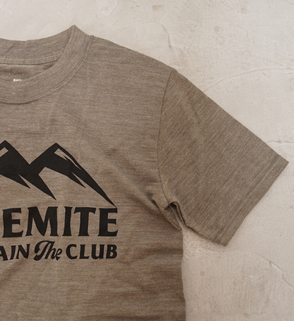 【BRING×Yosemite】unisex BRING×Yosemite Yosemite Mountain The Club Tee  "2Color" ※ネコポス可