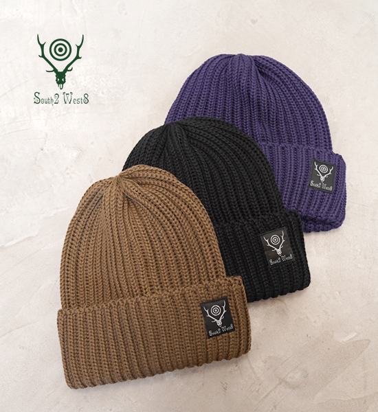 【South2 West8】サウスツーウエストエイト Watch Cap-W/A Knit "3Color" ※ネコポス可