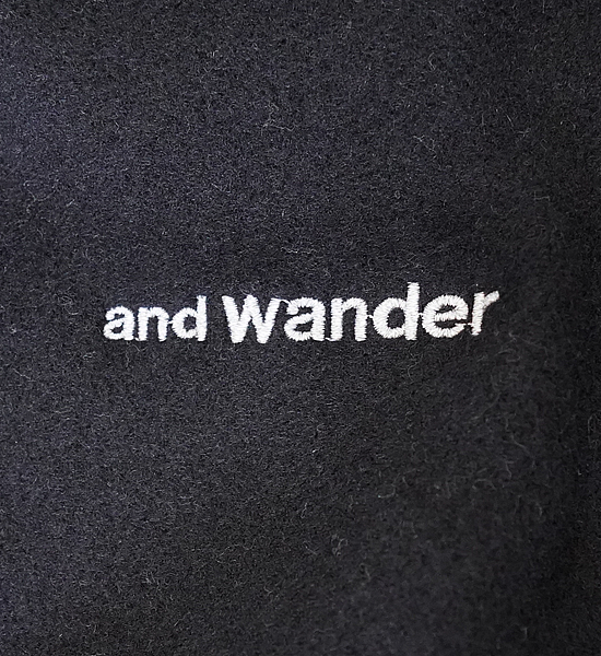 【and wander】アンドワンダー women's wool fleece cardigan "3Color"