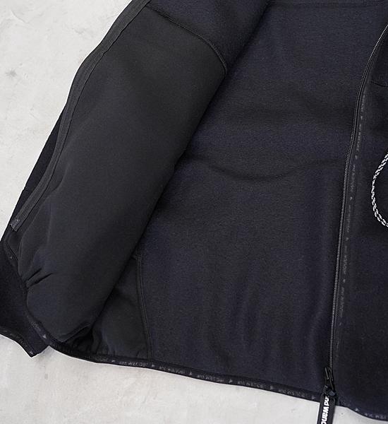 【and wander】アンドワンダー women's wool fleece cardigan "3Color"