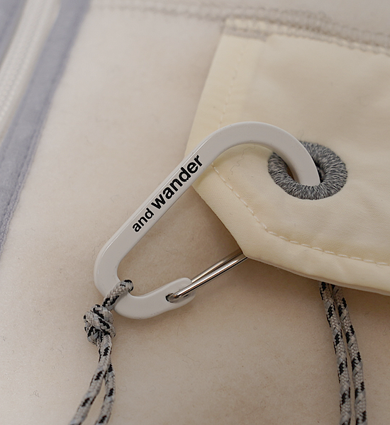 【and wander】アンドワンダー women's wool fleece cardigan "3Color"