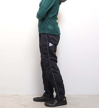 【and wander】アンドワンダー women's Ny taffeta hiker pants "3Color"