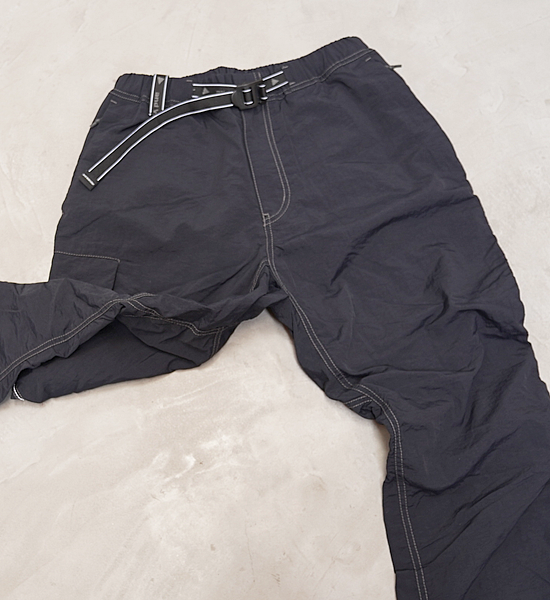 【and wander】アンドワンダー women's Ny taffeta hiker pants "3Color"