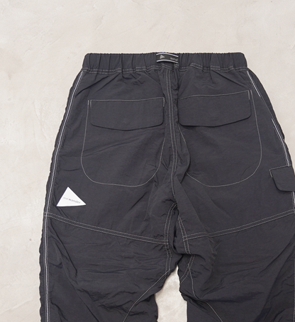 【and wander】アンドワンダー women's Ny taffeta hiker pants "3Color"