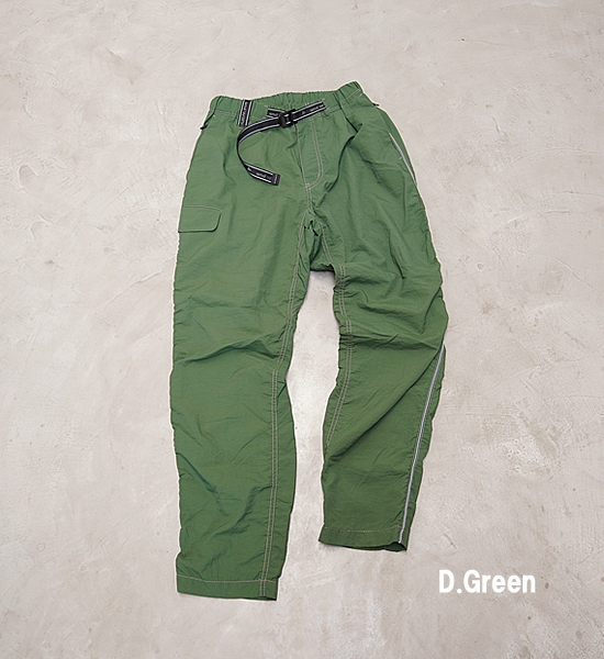 【and wander】アンドワンダー women's Ny taffeta hiker pants "3Color"