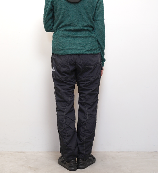 【and wander】アンドワンダー women's Ny taffeta hiker pants "3Color"