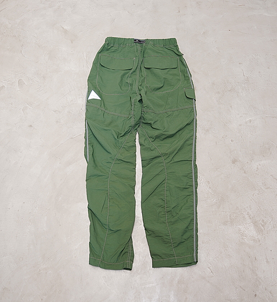 【and wander】アンドワンダー women's Ny taffeta hiker pants "3Color"