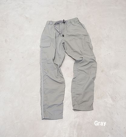 【and wander】アンドワンダー women's Ny taffeta hiker pants "3Color"