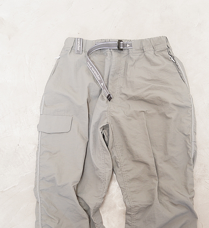 【and wander】アンドワンダー women's Ny taffeta hiker pants "3Color"