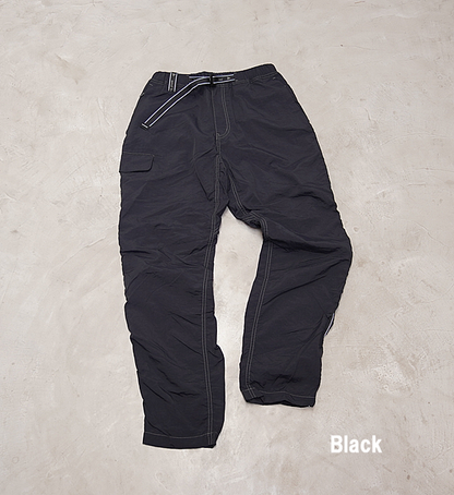 【and wander】アンドワンダー women's Ny taffeta hiker pants "3Color"