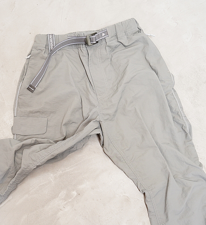 【and wander】アンドワンダー women's Ny taffeta hiker pants "3Color"