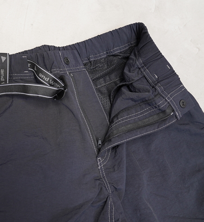 【and wander】アンドワンダー women's Ny taffeta hiker pants "3Color"