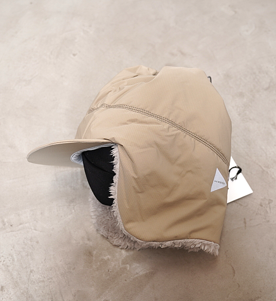 【and wander】アンドワンダー PRIMALOFT cap "2Color"