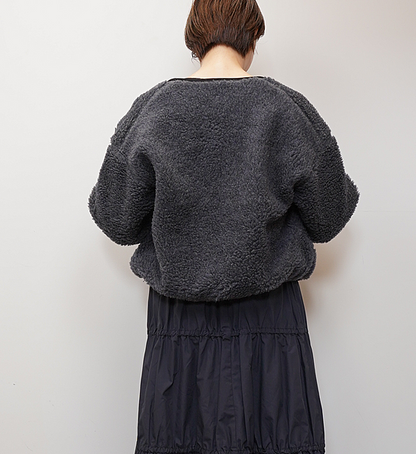 【THE NORTH FACE PURPLE LABEL】ノースフェイスパープルレーベル women's Wool Boa WINDSTOPPER Field Cardigan