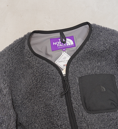 【THE NORTH FACE PURPLE LABEL】ノースフェイスパープルレーベル women's Wool Boa WINDSTOPPER Field Cardigan