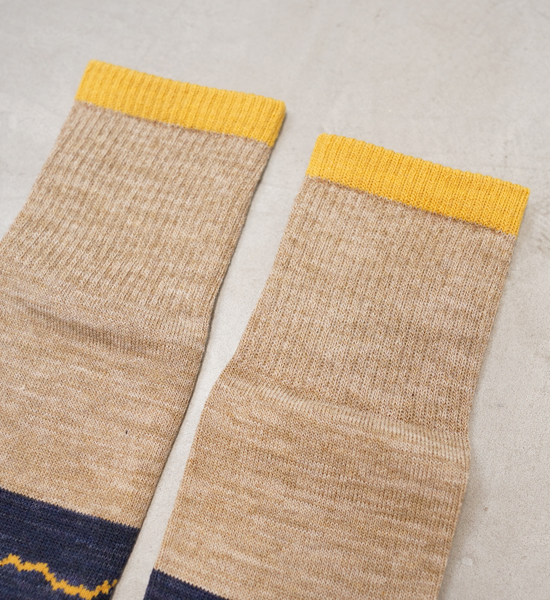 【atelier Blue bottle】アトリエブルーボトル Hiker's Socks-HIGH "6Color" ※ネコポス可