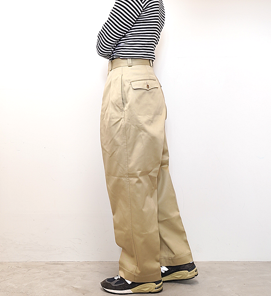 【nanamica】ナナミカ women's Double Pleat Chino Pants "2Color"