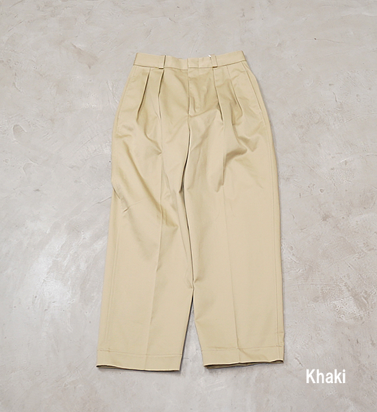 【nanamica】ナナミカ women's Double Pleat Chino Pants "2Color"