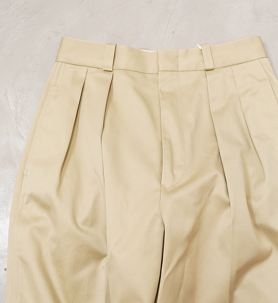 【nanamica】ナナミカ women's Double Pleat Chino Pants "2Color"