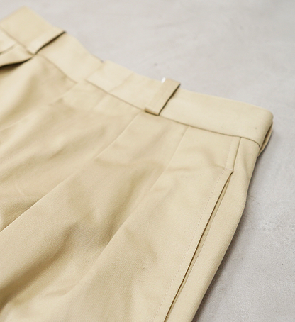 【nanamica】ナナミカ women's Double Pleat Chino Pants "2Color"