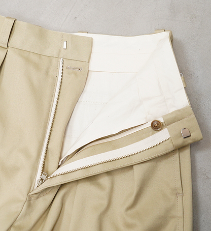 【nanamica】ナナミカ women's Double Pleat Chino Pants "2Color"