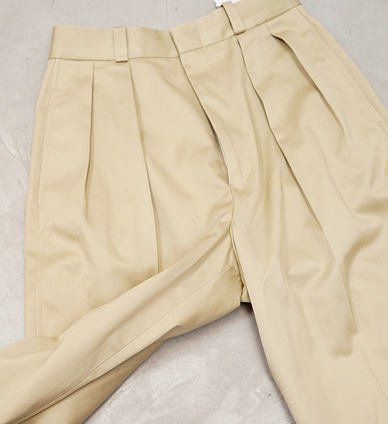 【nanamica】ナナミカ women's Double Pleat Chino Pants "2Color"