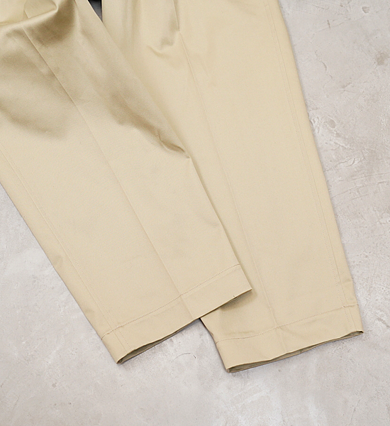 【nanamica】ナナミカ women's Double Pleat Chino Pants "2Color"