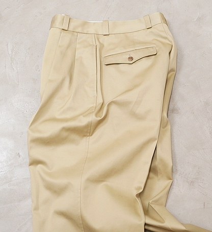 【nanamica】ナナミカ women's Double Pleat Chino Pants "2Color"