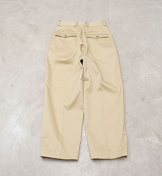 【nanamica】ナナミカ women's Double Pleat Chino Pants "2Color"