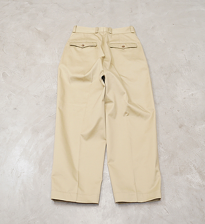 【nanamica】ナナミカ women's Double Pleat Chino Pants "2Color"