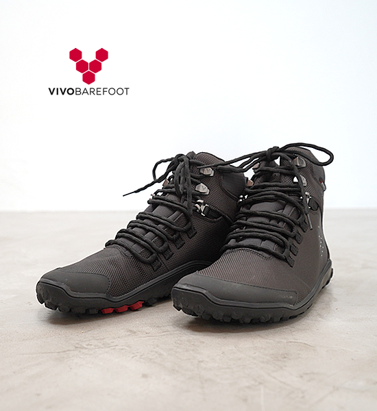 【VIVOBAREFOOT】ヴィヴォ ベアフット women's Tracker Textile FG2 "Obsidian"