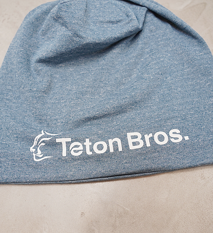 【Teton Bros】ティートンブロス Power Wool Grid Beanie "Blue" ※ネコポス可