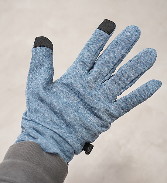 【Teton Bros】ティートンブロス Power Wool Grid Glove "Blue" ※ネコポス可