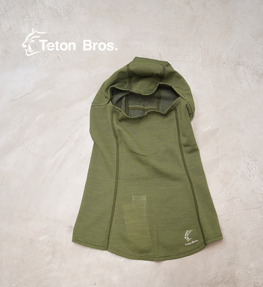 【Teton Bros】ティートンブロス Axio 3D Balaclava "Green" ※ネコポス可