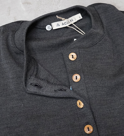 【ACLIMA】アクリマ women's WarmWool Granddad Shirt "2Color"