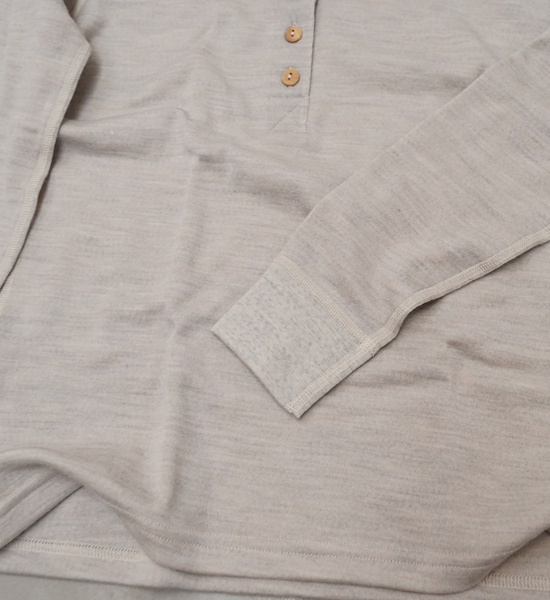 【ACLIMA】アクリマ women's WarmWool Granddad Shirt "2Color"