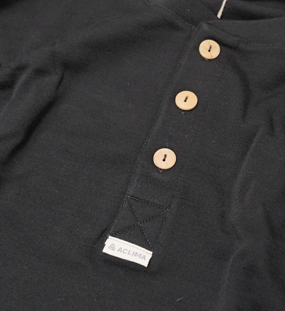 【ACLIMA】アクリマ men's WarmWool Granddad Shirt "2Color"