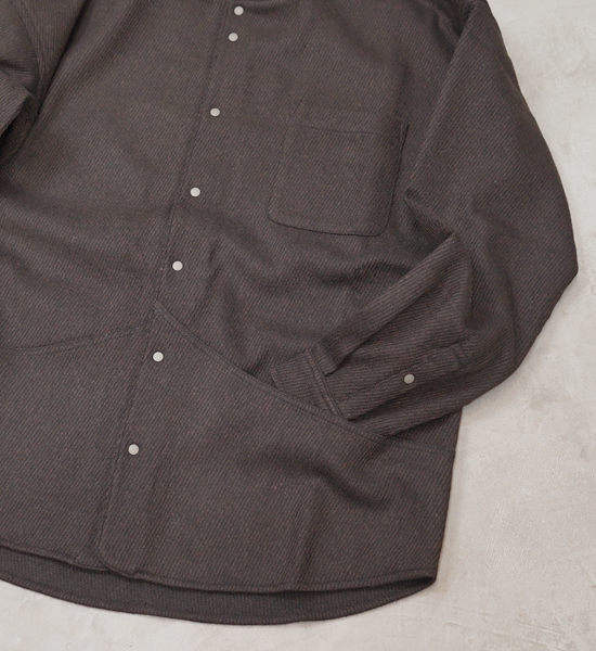 【atelier Blue bottle】アトリエブルーボトル Neo Wool Shirts 2023 "4Color"