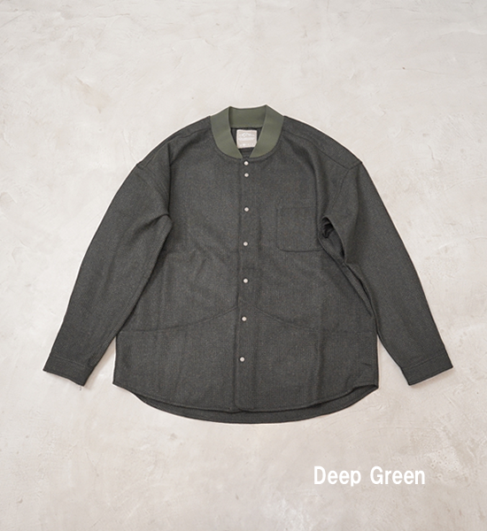 【atelier Blue bottle】アトリエブルーボトル Neo Wool Shirts 2023 "4Color"