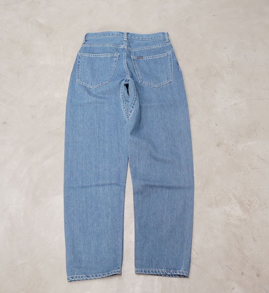 【nanamica】ナナミカ women's 5Pockets Straight Denim Pants "Indigo Bleach"