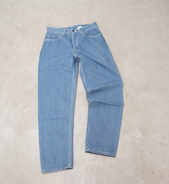 【nanamica】ナナミカ women's 5Pockets Straight Denim Pants "Indigo Bleach"