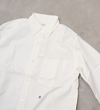 【nanamica】ナナミカ men's Button Down Wind Shirt "White"